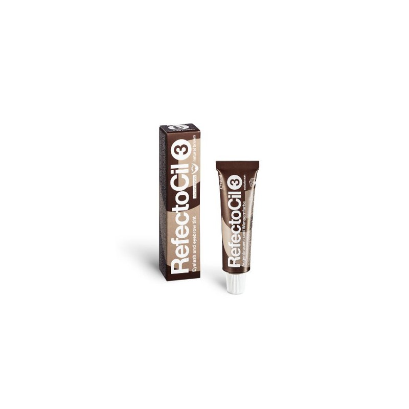 Refectocil barva za trepalnice št. 3 Naravna rjava