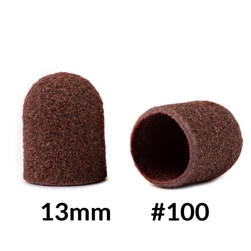 Schleifkappen - 13mm, fein - 100 Stück