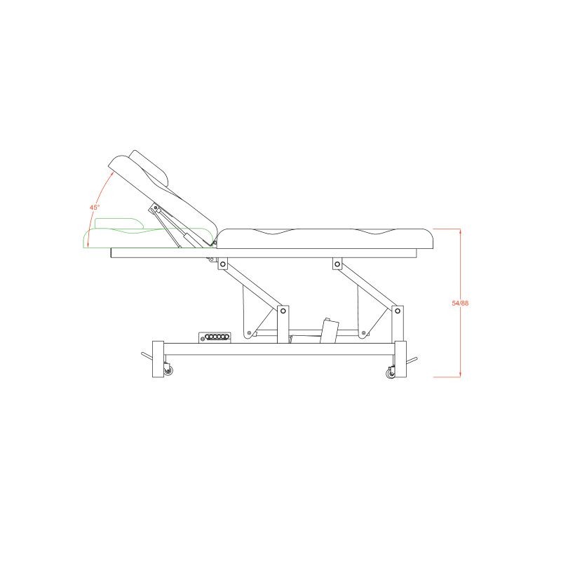 Električna masažna miza FOXY 2212
