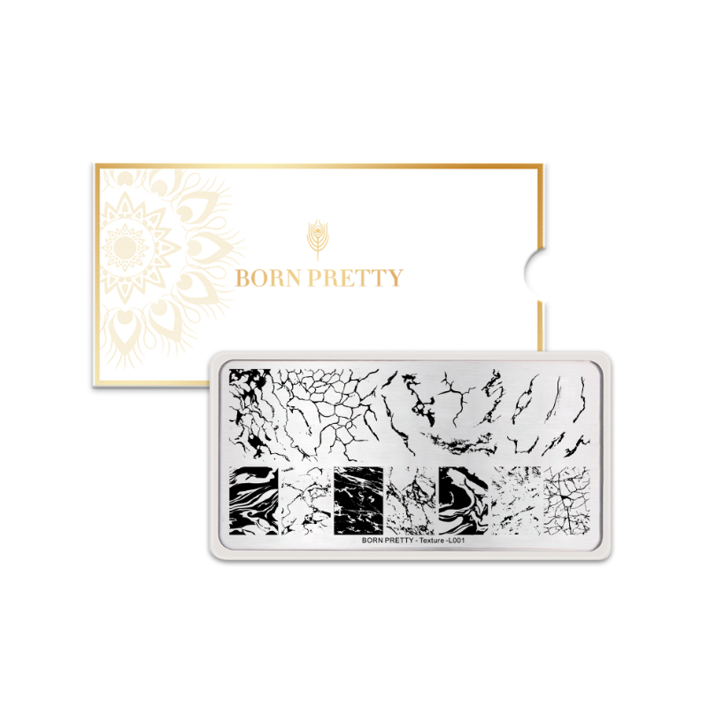 Born Pretty Nagelplatte - Texture 46961