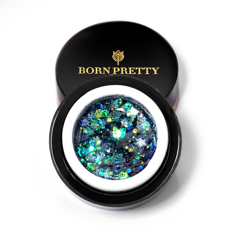 Durchsichtiges Gel mit Glitzer 52328-4