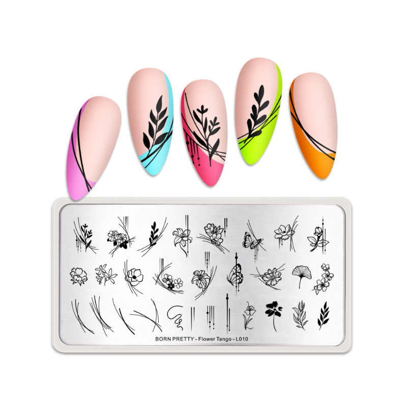 Born Pretty Platte - Flower Tango 52346