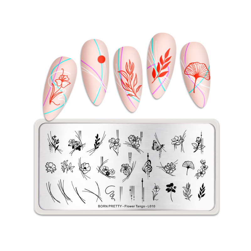 Born Pretty Platte - Flower Tango 52346