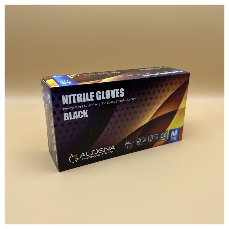 Nitril rokavice Aldena 100kom - črne