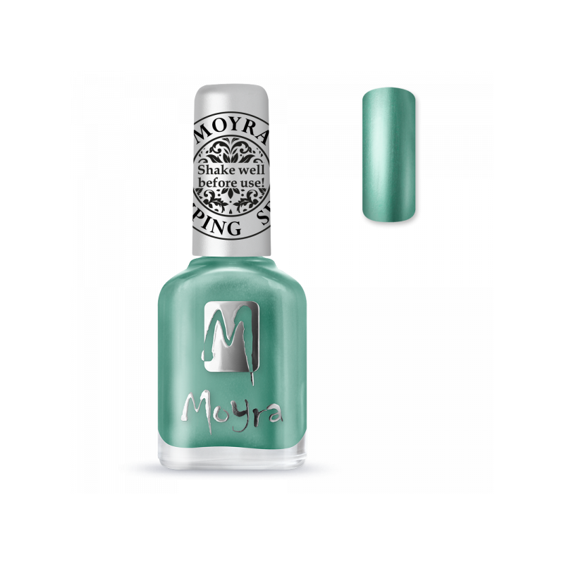 Moyra Stamping Lak SP27 - Chrome Green 12ml