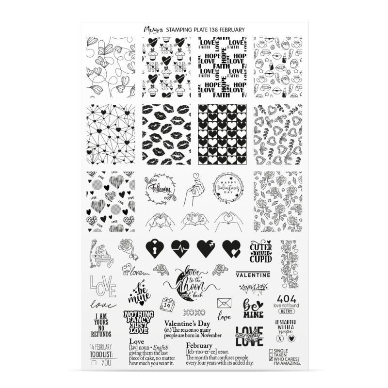 Moyra Try-on Platten Nr.138