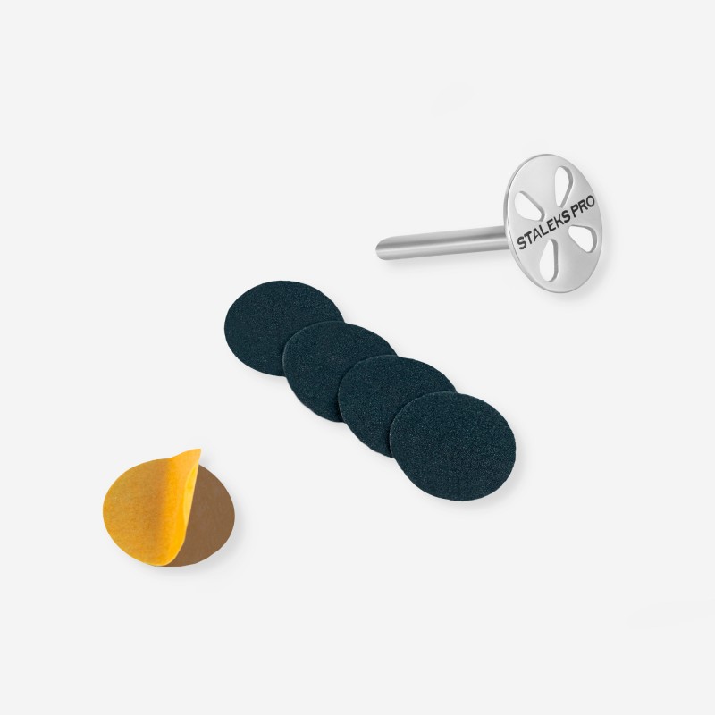 STALEKS PRO PODODISC S EXPERT Disk za pedikuru + set zemjenskih brusnih papira PDSET-15