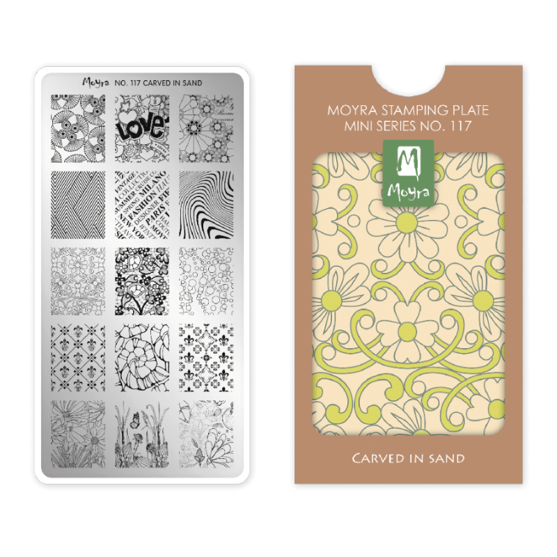 Moyra MINI Ploščica Carved in sand Nr.117