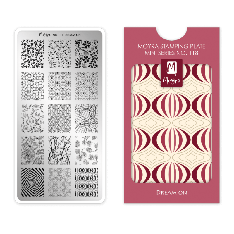 Moyra MINI Stempelplatte Dream on Nr.118