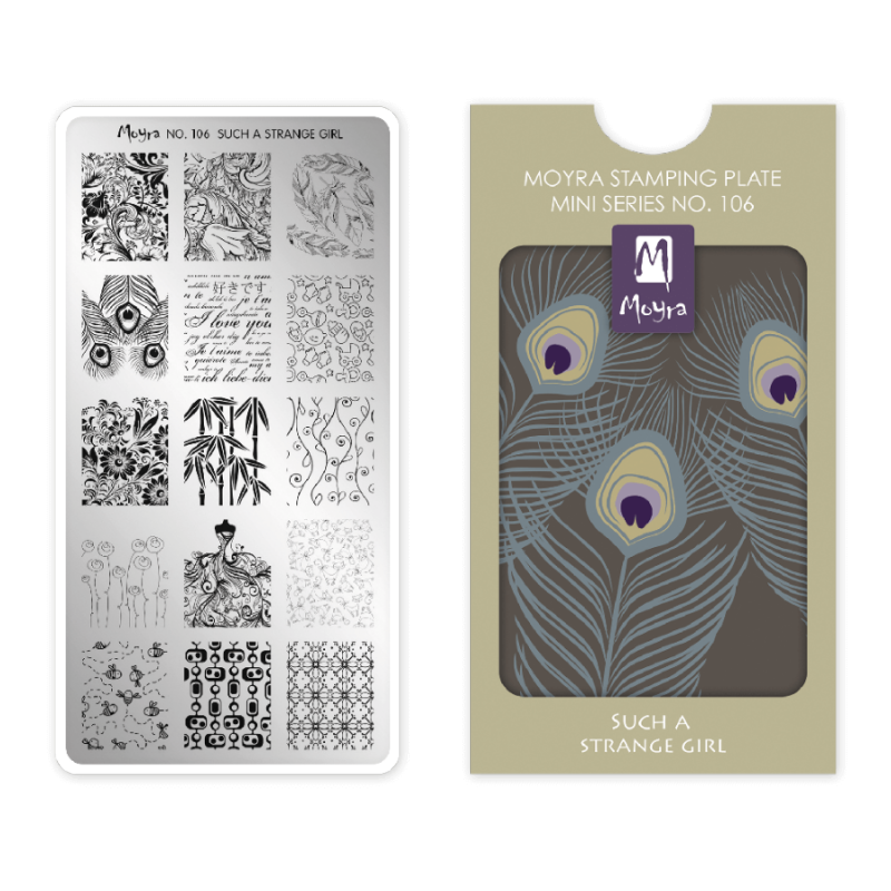 Moyra MINI Platte Such a strange girl Nr.106