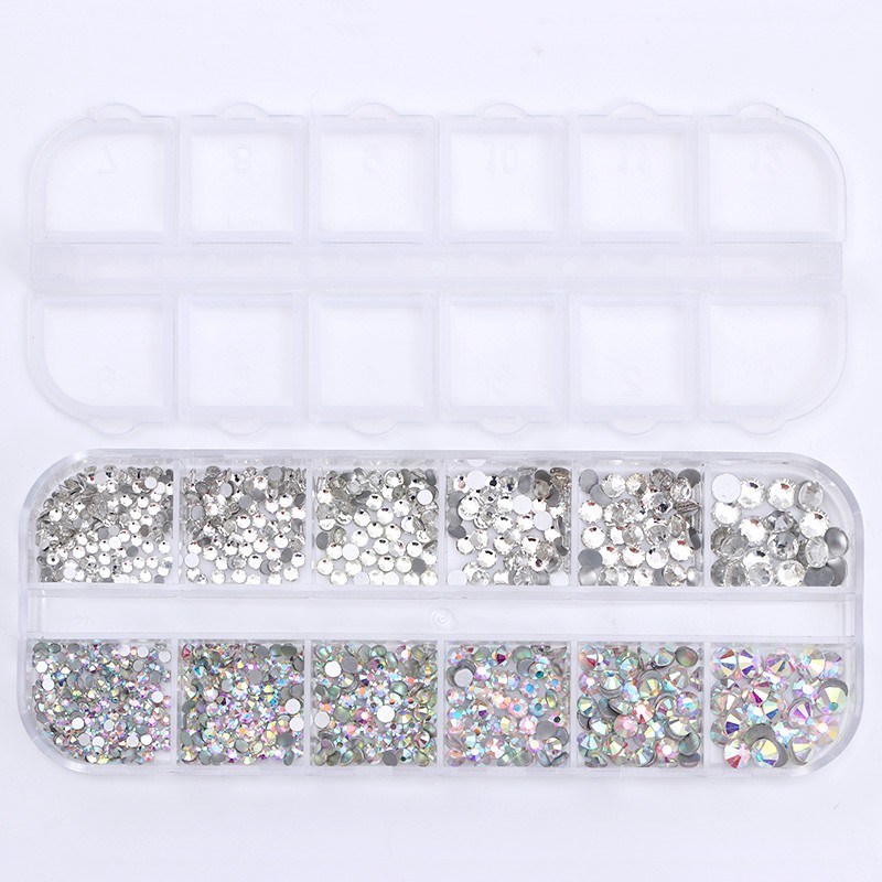 MIX SILBERFARBENE KRISTALLE 41994