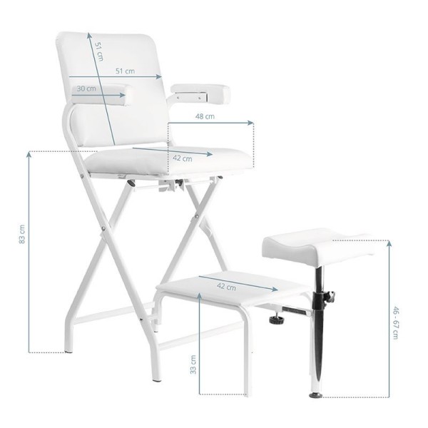 Pediküre-Stuhl - klappbar AS132833