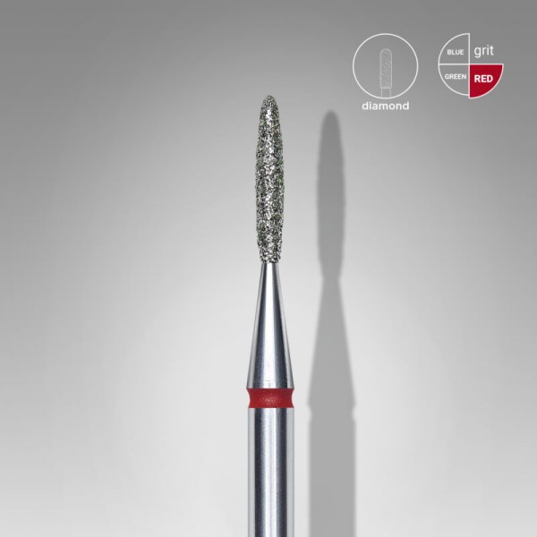 STALEKS Diamantni nastavek rdeč FA10R014/8 