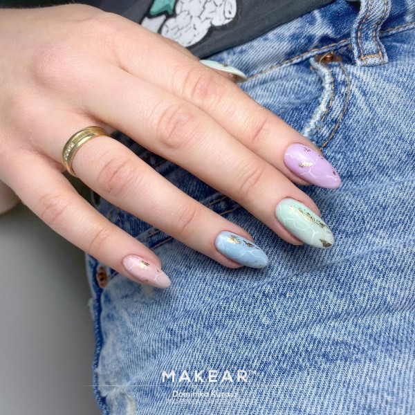 Makear COLOR RUBBER BASE - AZZURE