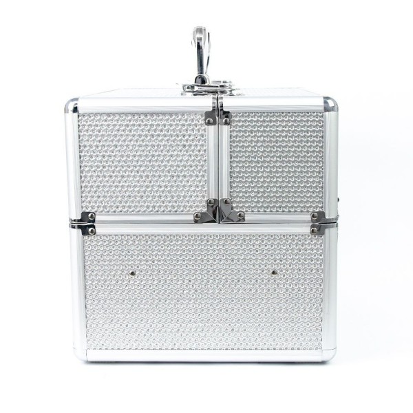 Kozmetični kovček Beli - kristali