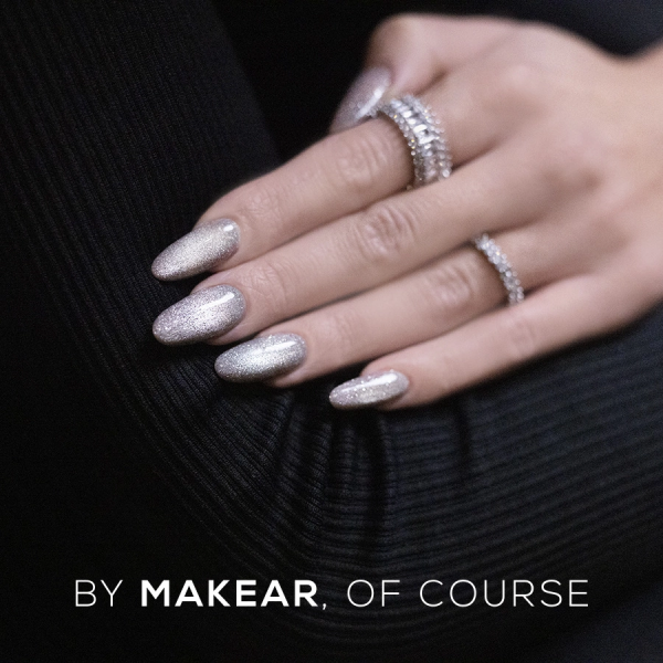 Makear MCL03 Silver Purr - UV Gel Polish 8ml