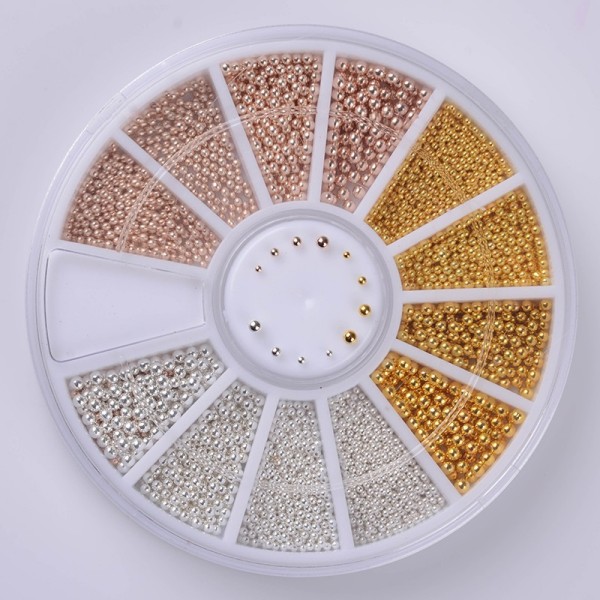 Metallperlen-Mix 36816 0,8 MM/1 MM/1,2 MM/1,5 MM