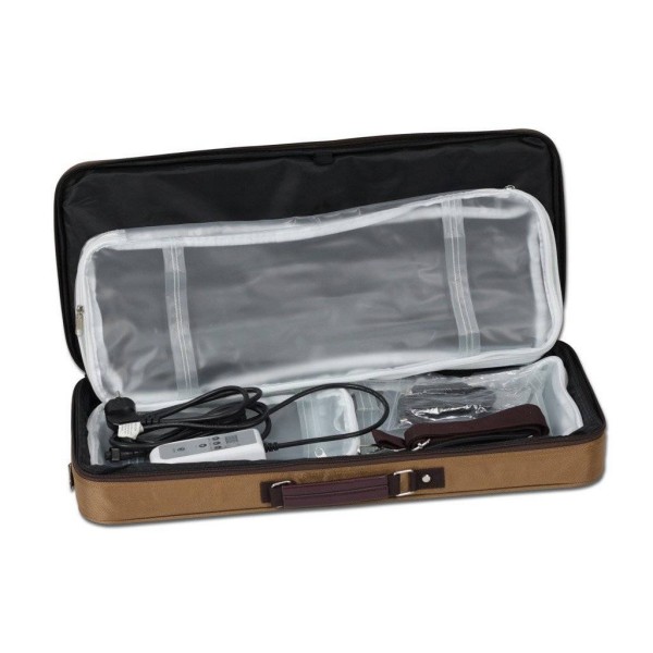 Prenosni grelnik za kamne in bambusove palice