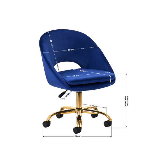 Kozmetični vtrljiv stol Rico AS8143