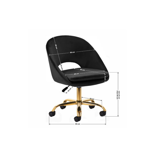 Kozmetični vtrljiv stol Rico AS8143