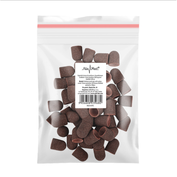 Brusne kapice - 13mm, 100kom