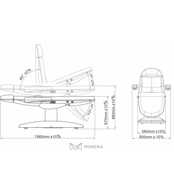 Električni kozmetični stol ROCO E4