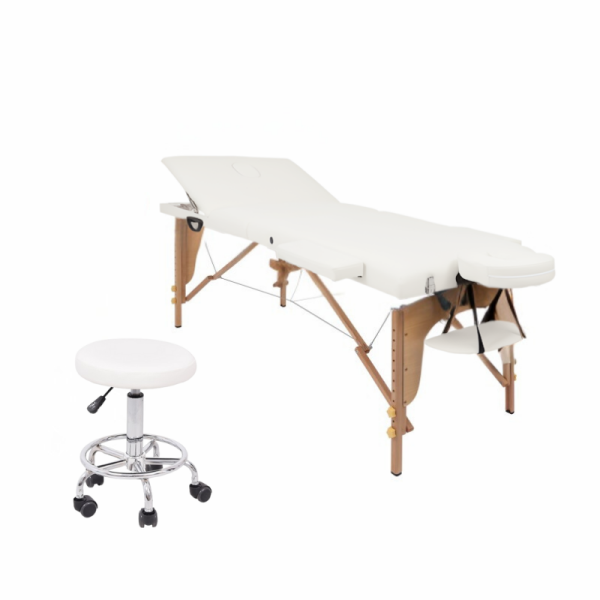 Prenosna masažna miza Aurora s stolom