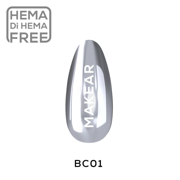 MAKEAR SFX tekoči Chrome effect - Silver BC01