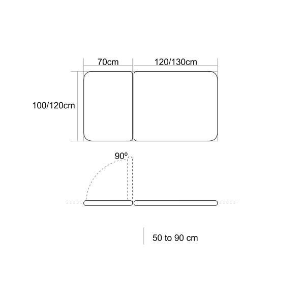 Elektrische Massageliege CE-BOBATH-2120-R.100