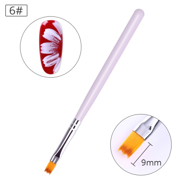 Set Nail Art Pinsel 8 Stück