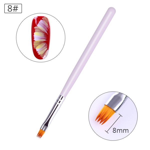 Set Nail Art Pinsel 8 Stück