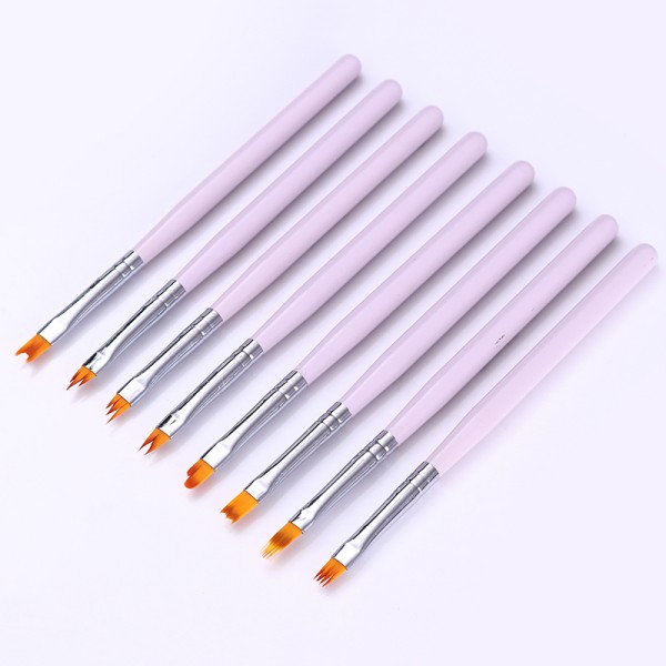 Set Nail Art Pinsel 8 Stück