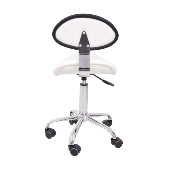 Arbeitsstuhl Jockey mit Rückenlehne -160