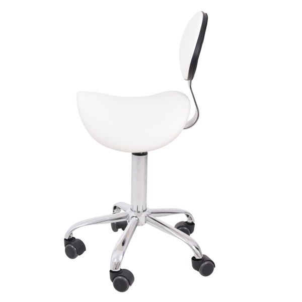 Arbeitsstuhl Jockey mit Rückenlehne -160