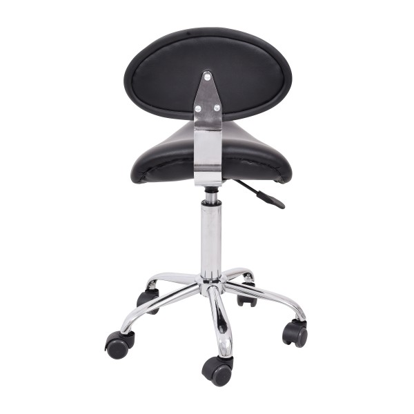 Arbeitsstuhl Jockey mit Rückenlehne -160