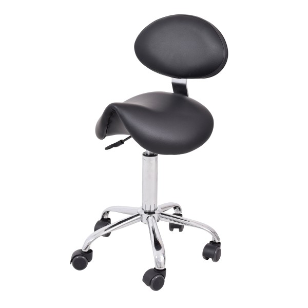 Arbeitsstuhl Jockey mit Rückenlehne -160