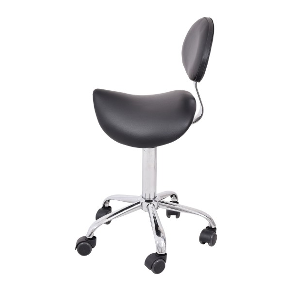 Arbeitsstuhl Jockey mit Rückenlehne -160