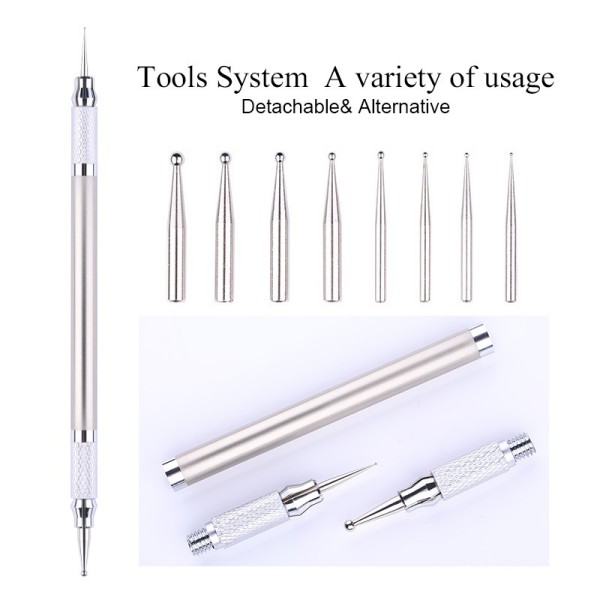 Manikürpunkt mit Aufsätzen - Born Pretty- 47626