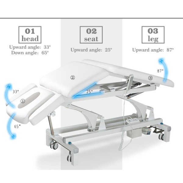 Elektrische Massageliege REHA DP S806