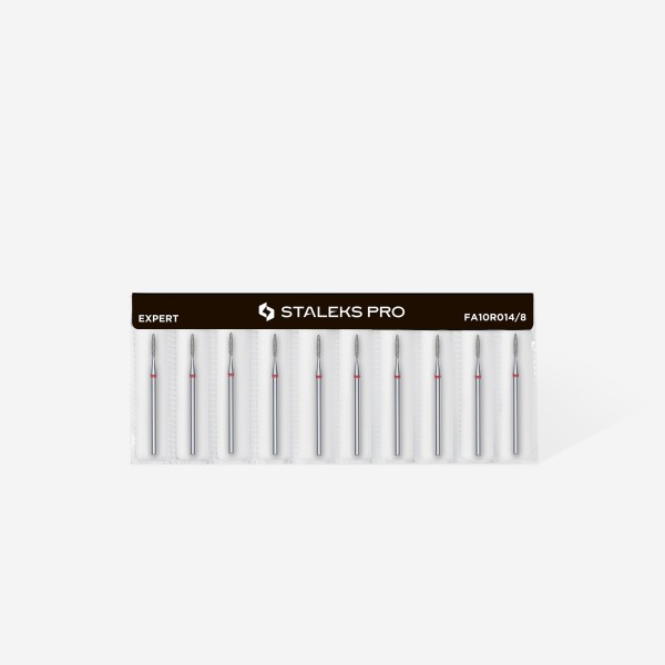 STALEKS Diamantni nastavek rdeč FA10R014/8 