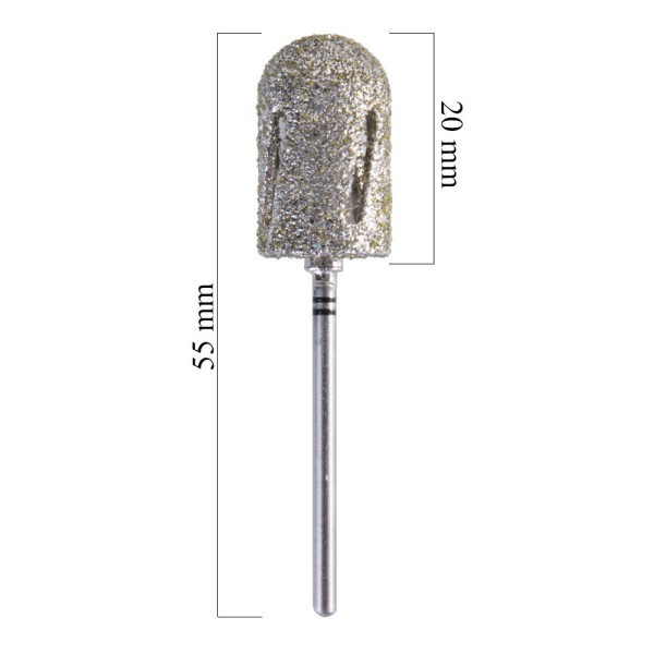 Diamantni brusilni nastavek - zaobljen valj DC13