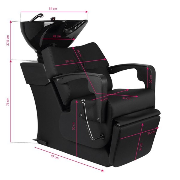 Frizerski umivalnik C37