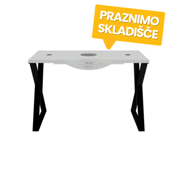 Miza za manikuro AFINIA ART DECO X - Črna