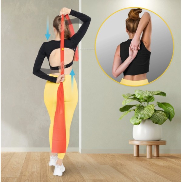 Komplet 5 rehabilitacijskih trakov FLAT BAND FIZJO