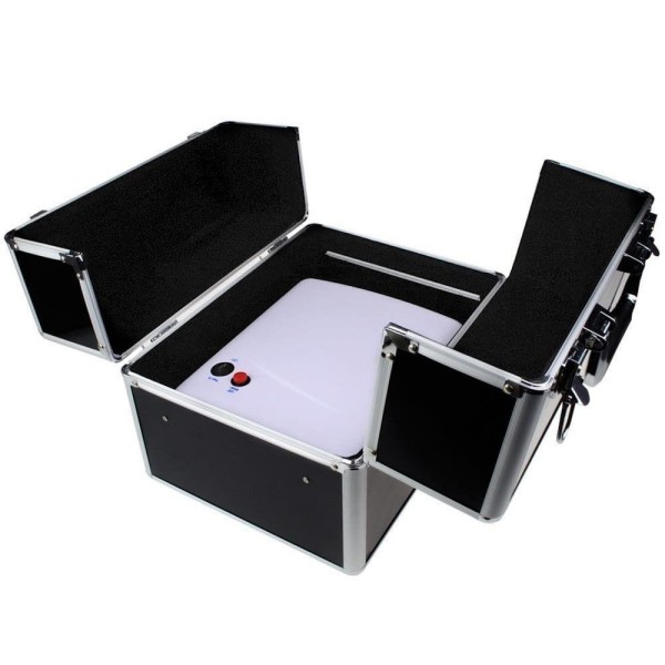 Kozmetični kovček Beli - kristali