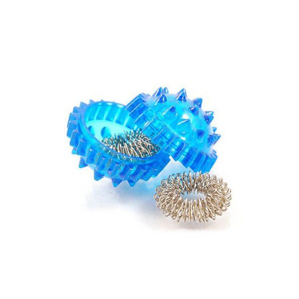 Masažna kroglica + 2 prstana