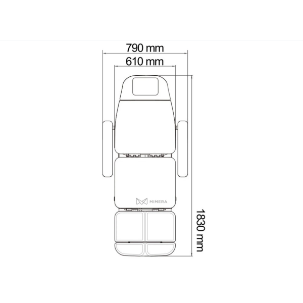 Električni kozmetični stol COMFA E3