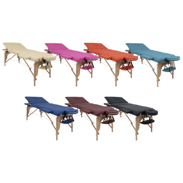 Prenosna masažna miza Aurora komplet