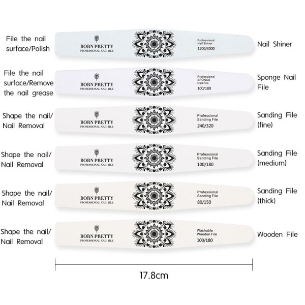 Born Pretty Feilen-Set - Born Pretty-44827