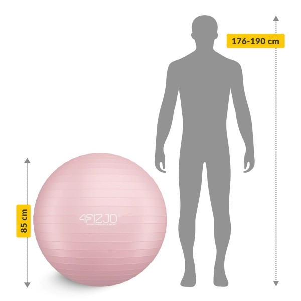 Žoga za rehabilitacijo FIZJO 55 - 85 cm
